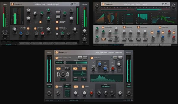 Solid State Logic SSL Band Bundle: Strips for Vocals, Drums & Guitar
